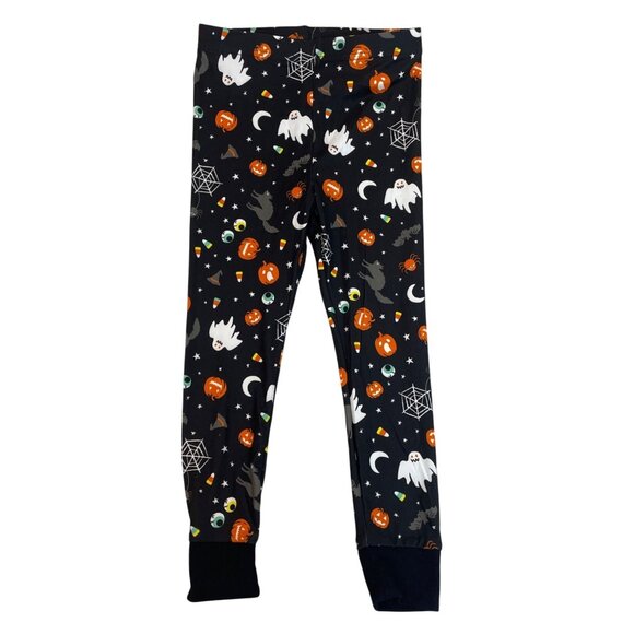 Toddler Halloween PJ Set Long Sleeve Pumpkin Top & Ghost Print Pants Sz 4 - New - Picture 6 of 9